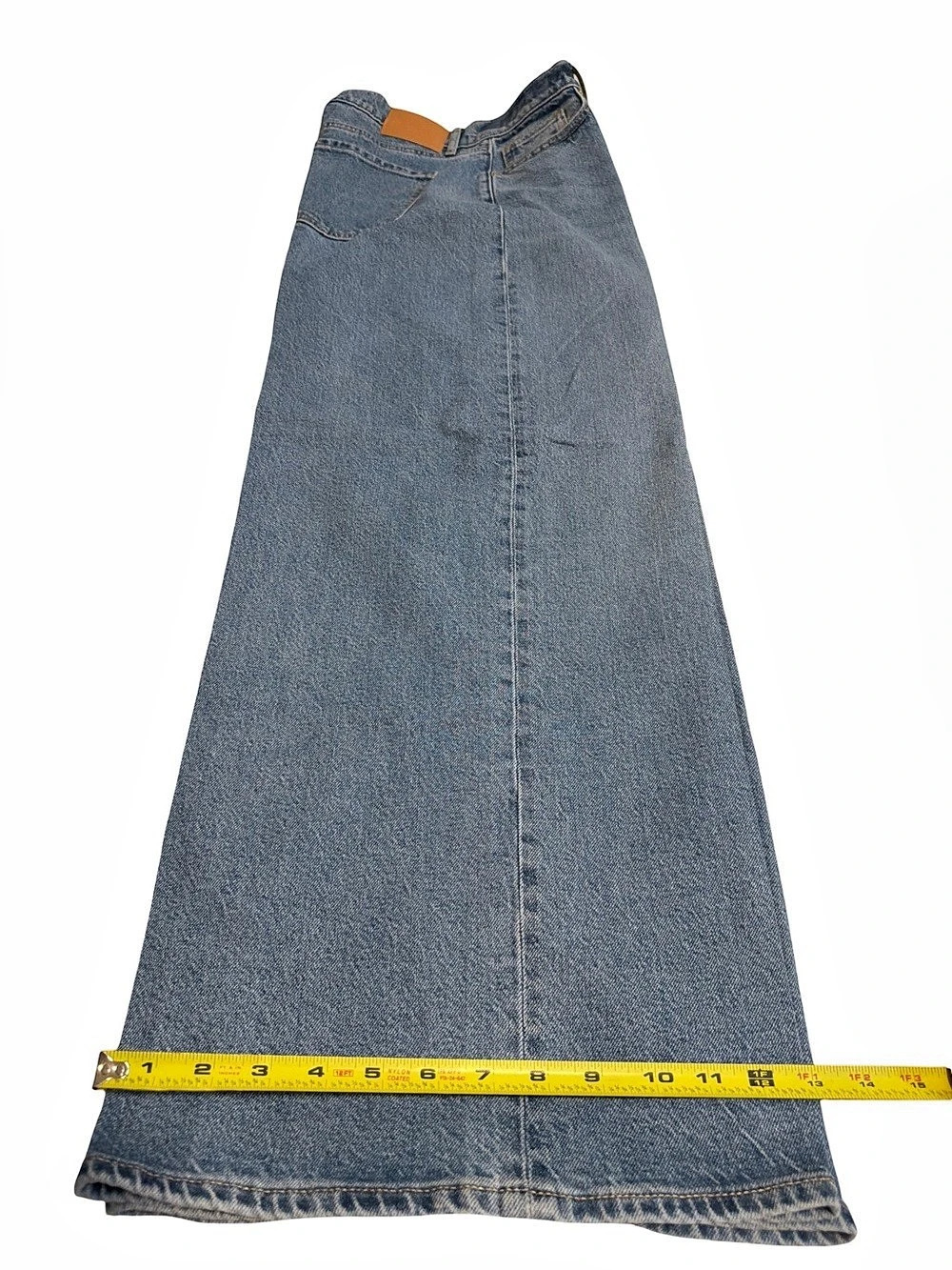 Express  High Rise Wide Leg Jean Blue - Picture 4 of 6